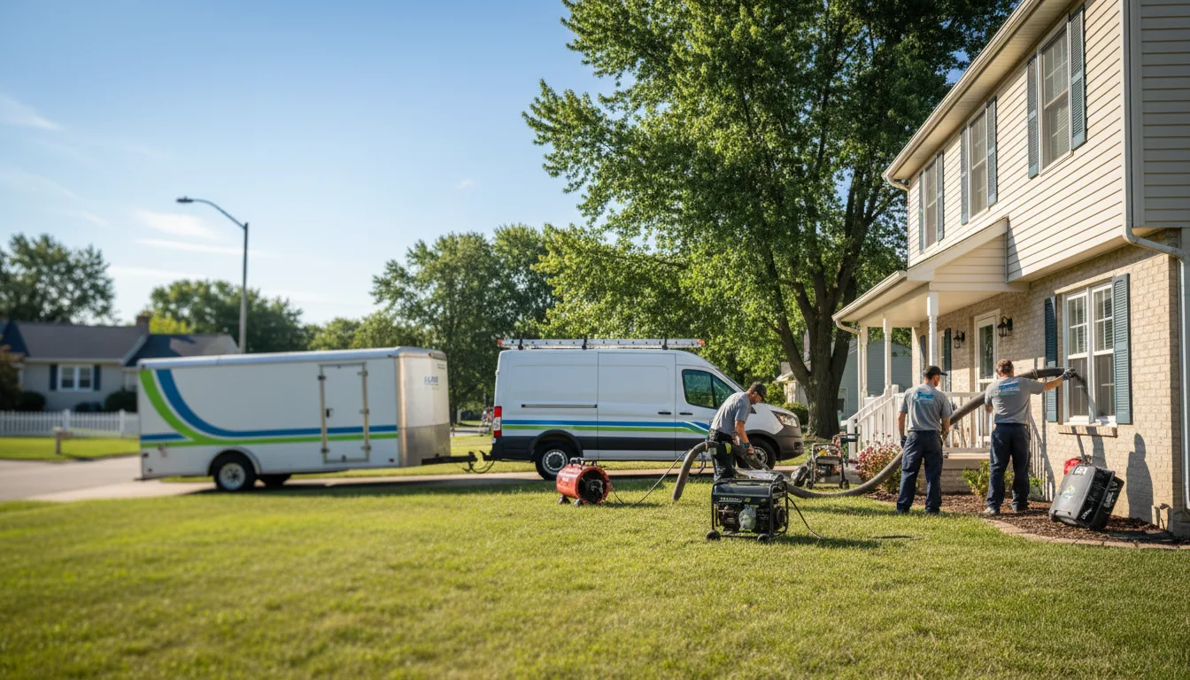 Flooded Basement Restoration And Cleanup With Repair in Melvern, KS near me